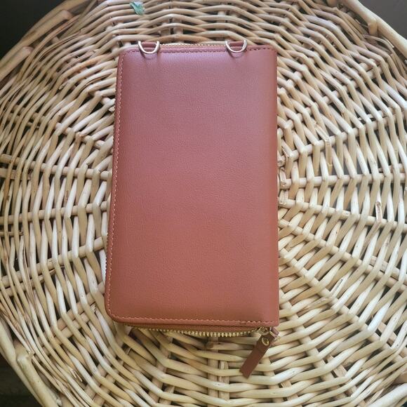 The Original STL Cross Body Clutch Wallet Brown New - Picture 2 of 6
